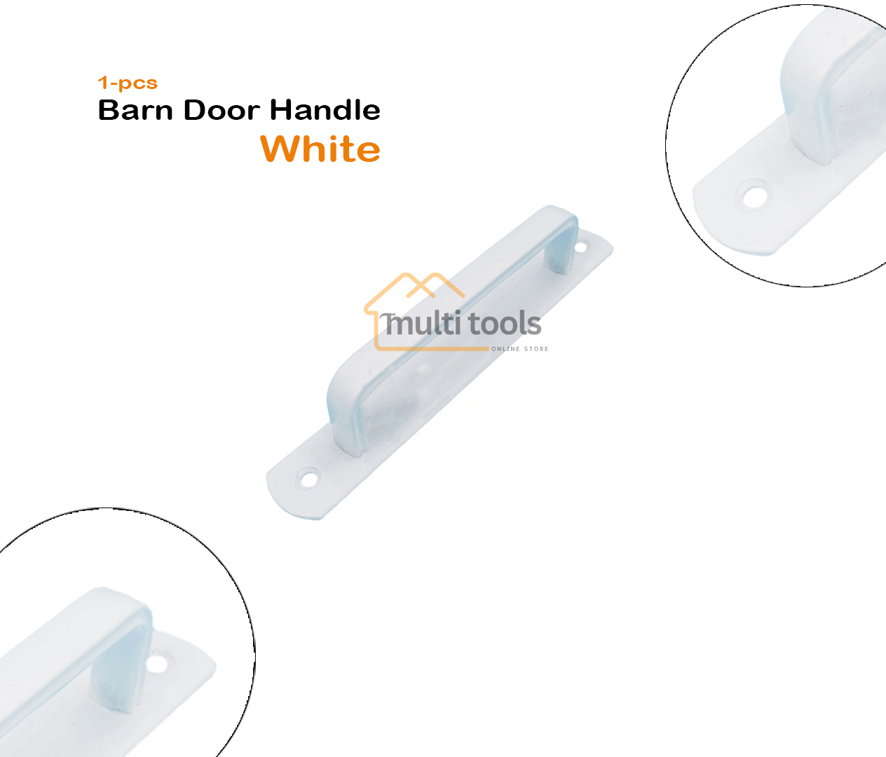 Barn Door Handle [White]